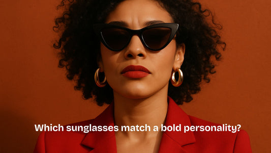 Which sunglasses match a bold personality?