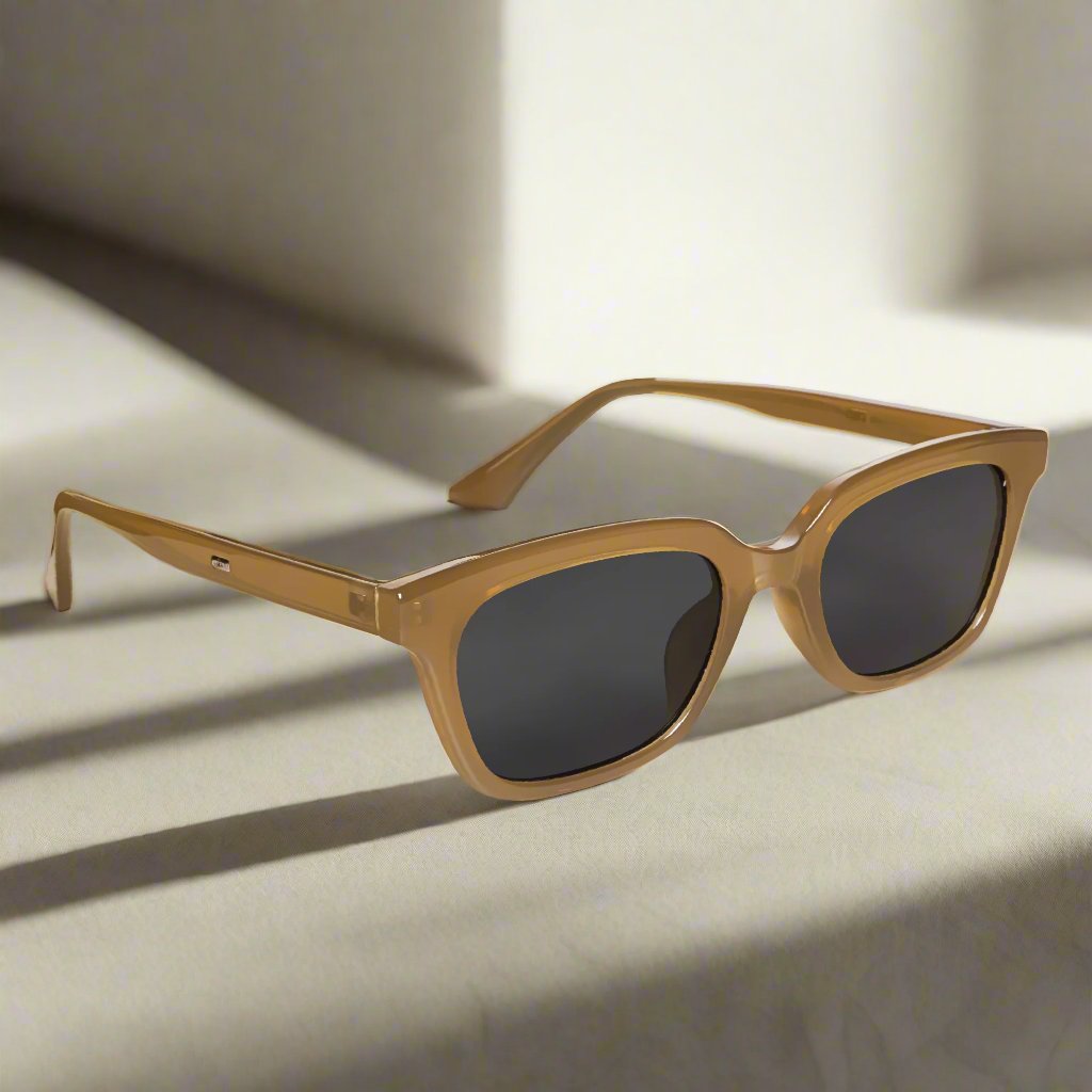 Marco Brown Black Rectangle Sunglasses