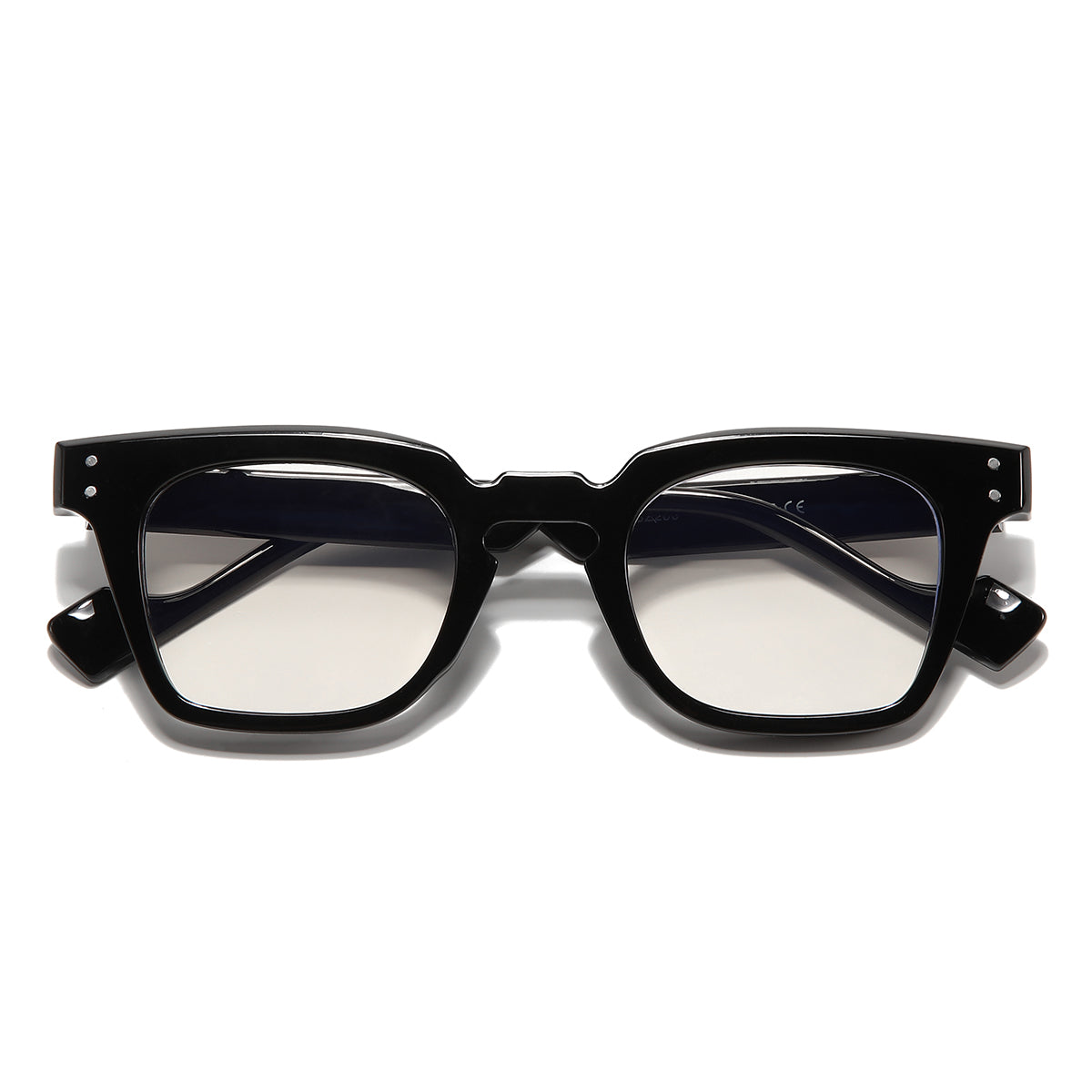 Black Clear SZ 2001 Square Sunglasses