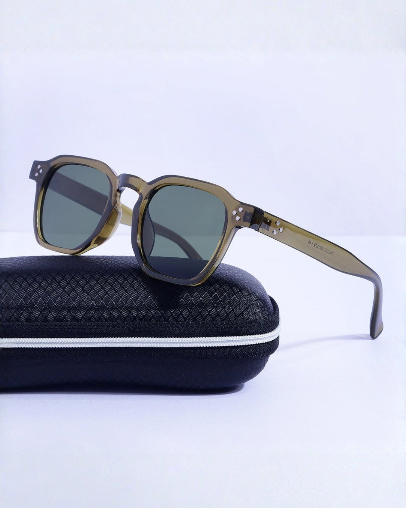 J-Bond Green Square Sunglasses