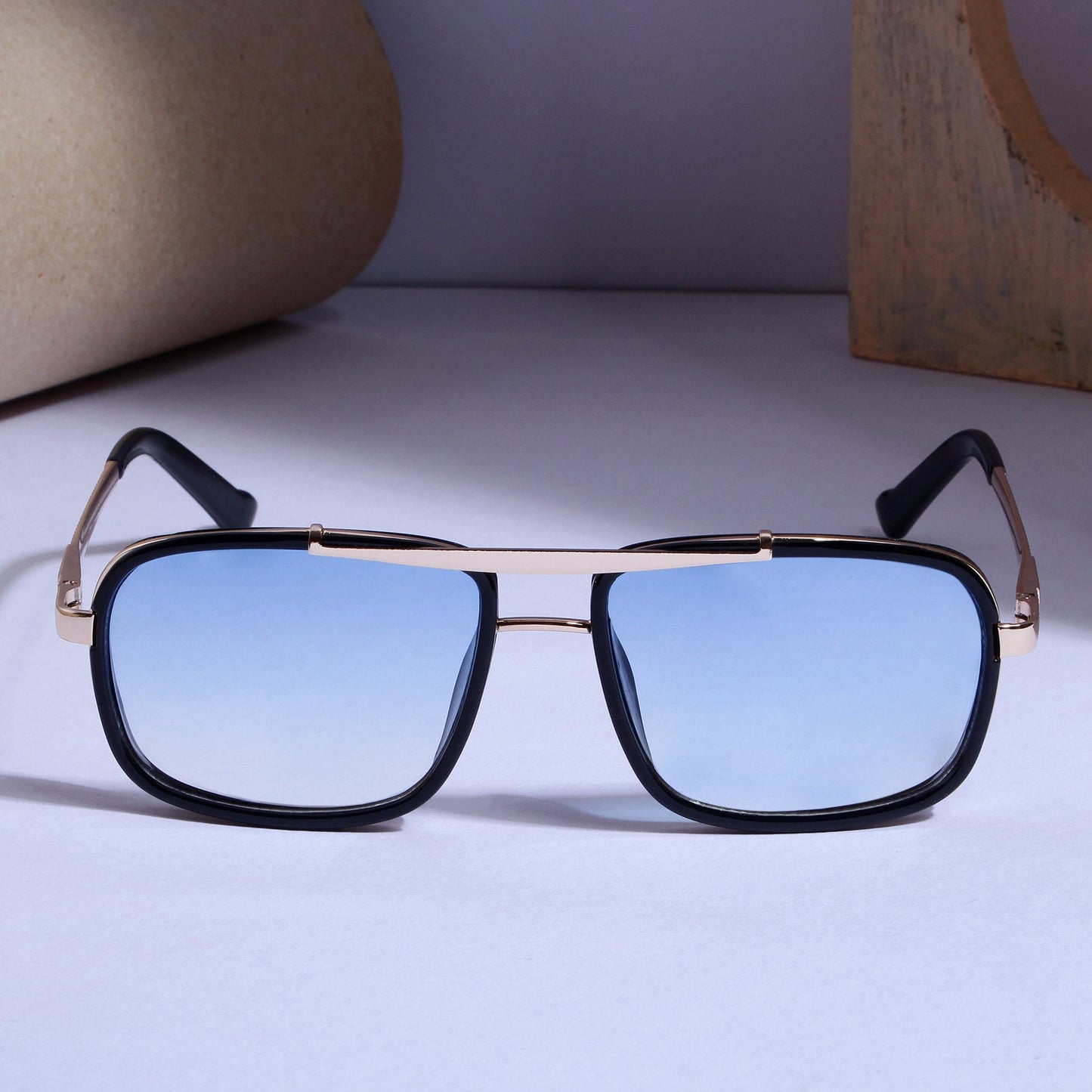 Wild Edition Gold Blue Sunglasses