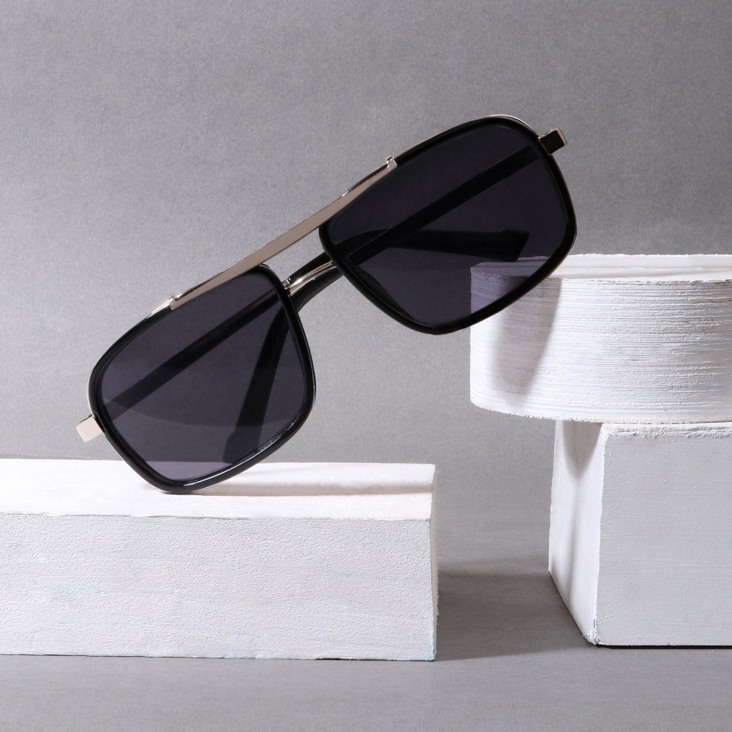 Wild Edition Silver Black Sunglasses