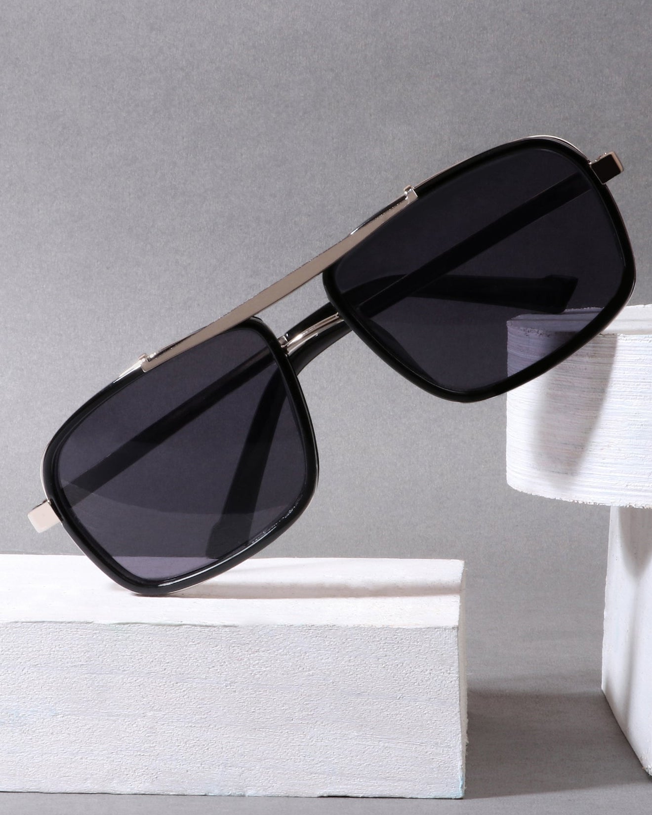 Wild Edition Silver Black Sunglasses
