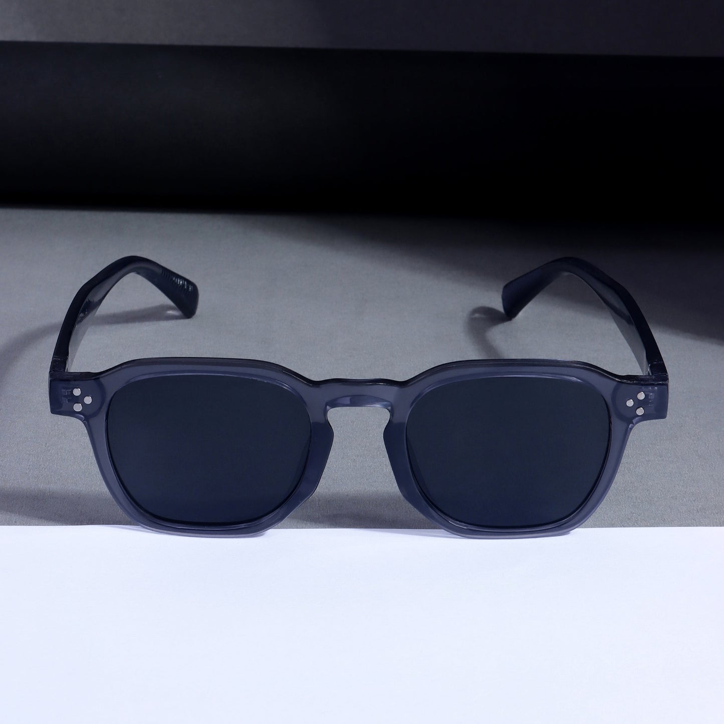 J-Bond Grey Black Square Sunglasses