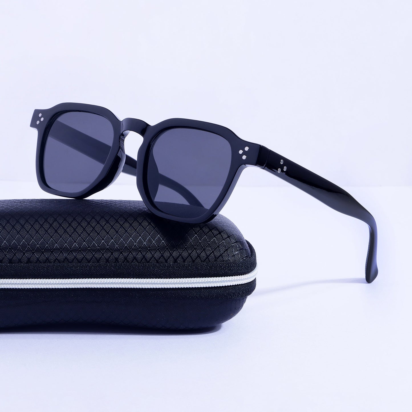 J-Bond Full Black Square Sunglasses