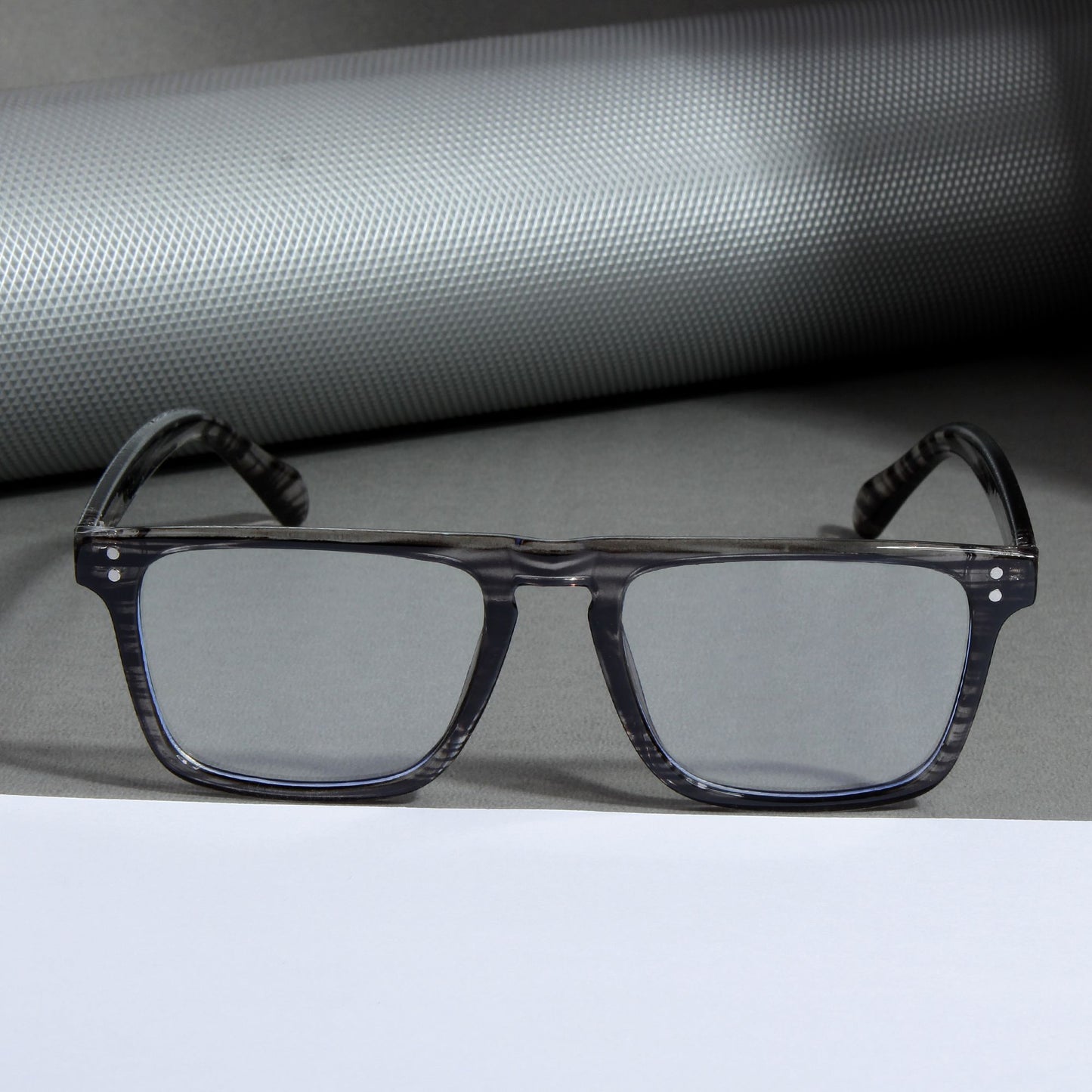 Pardon Marble Clear Premium Rectangle Sunglasses