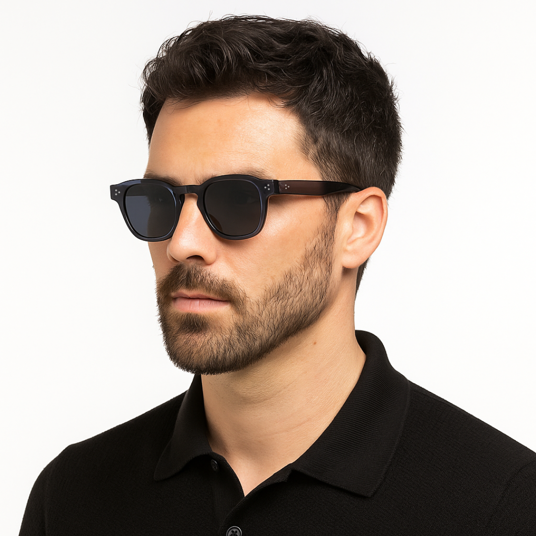 J-Bond Grey Black Square Sunglasses