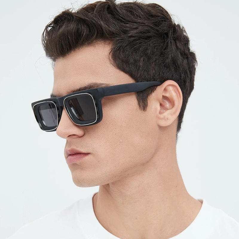 Rogue Full Black Square Sunglasses