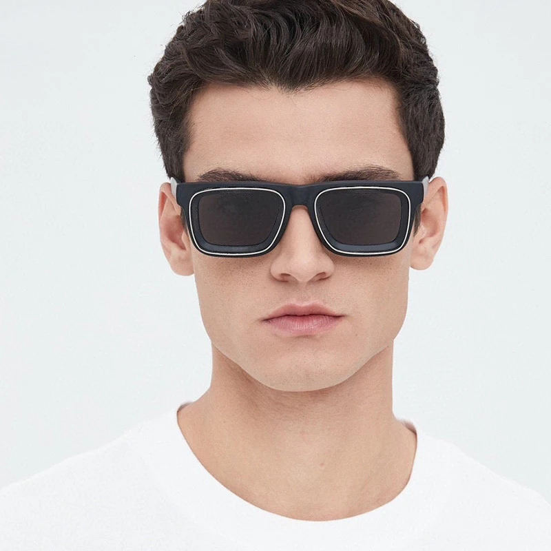 Rogue Full Black Square Sunglasses
