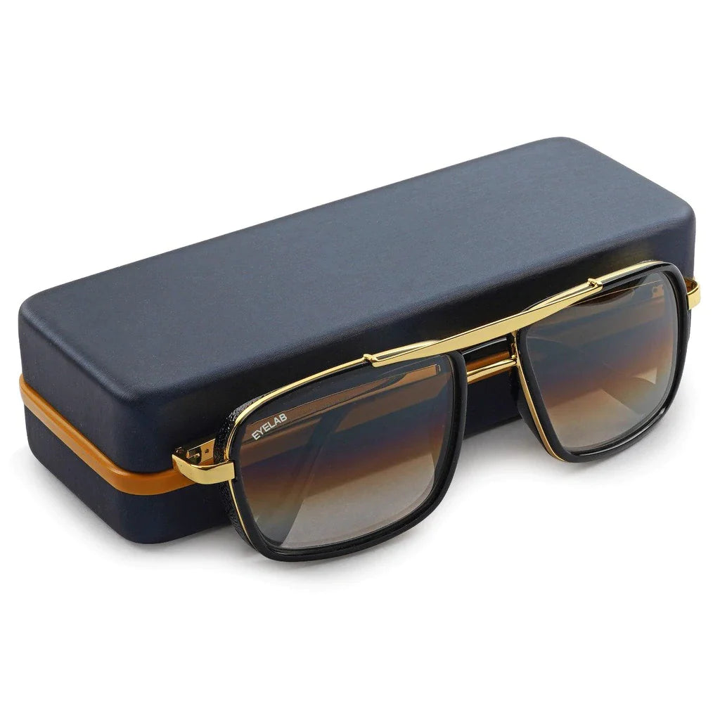 WILD EDITION GOLD BROWN GRADIANT SUNGLASSES