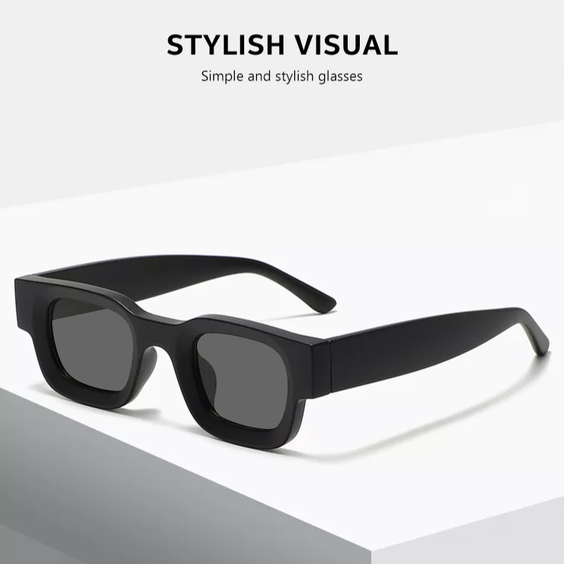 Vintage V1 Black Square Sunglasses