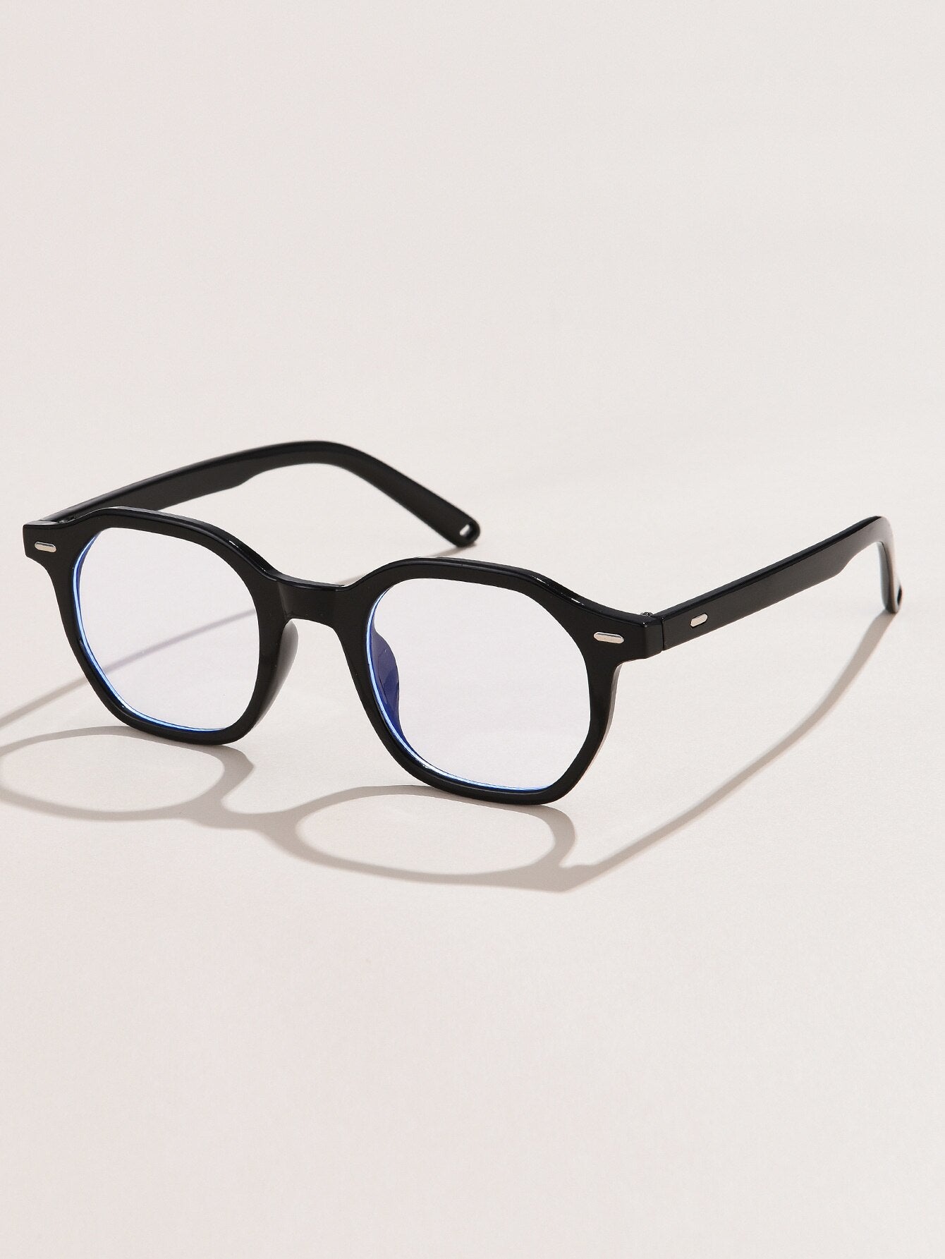 Orchid Black Clear Round Sunglasses