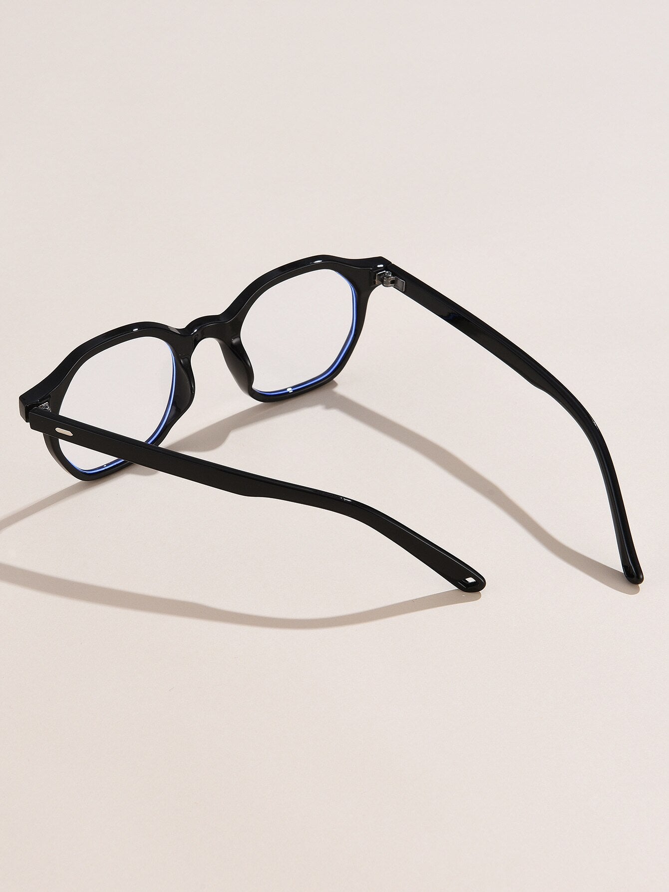 Orchid Black Clear Round Sunglasses