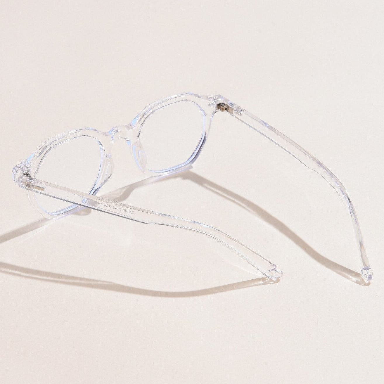 Orchid Clear Round Sunglasses
