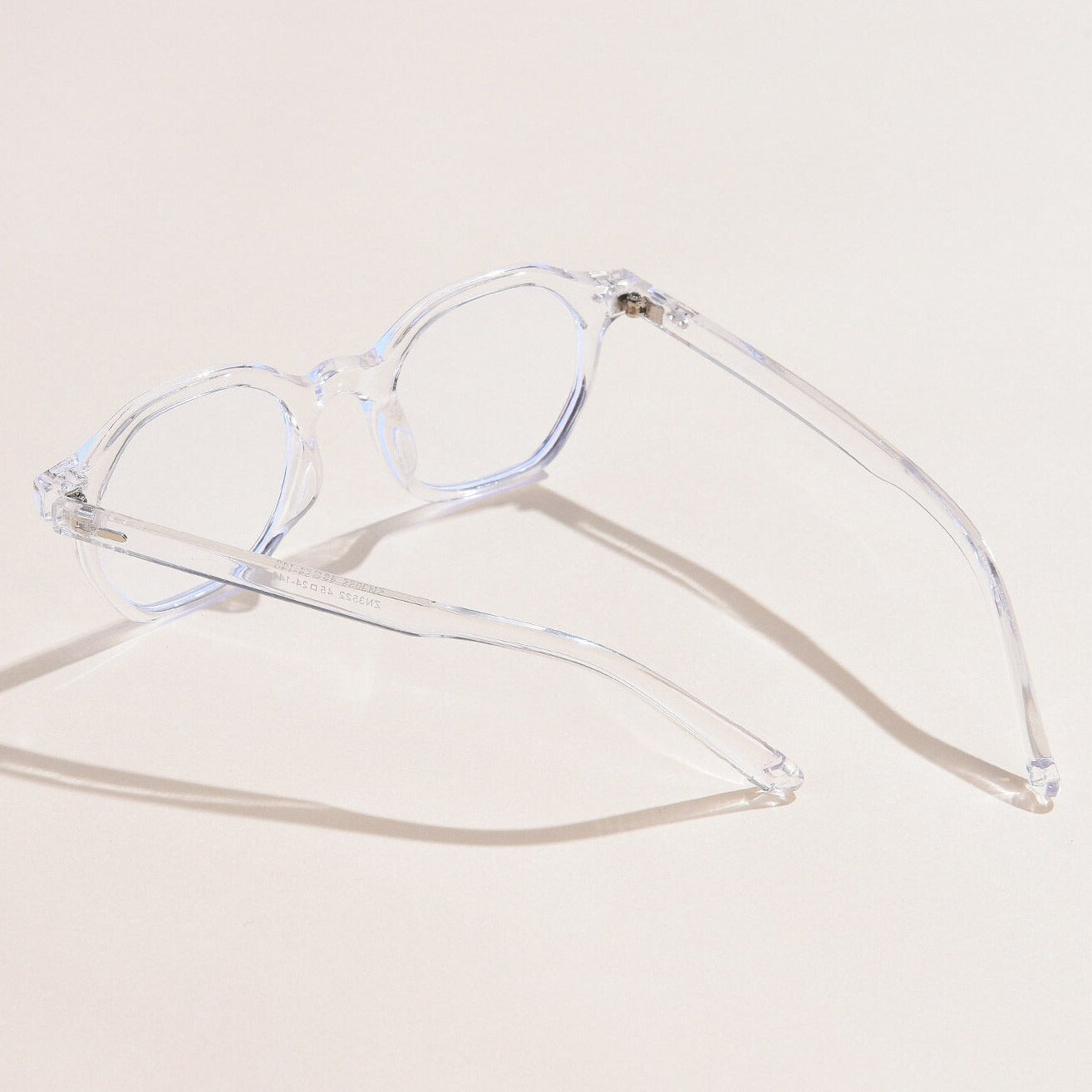Orchid Clear Round Sunglasses