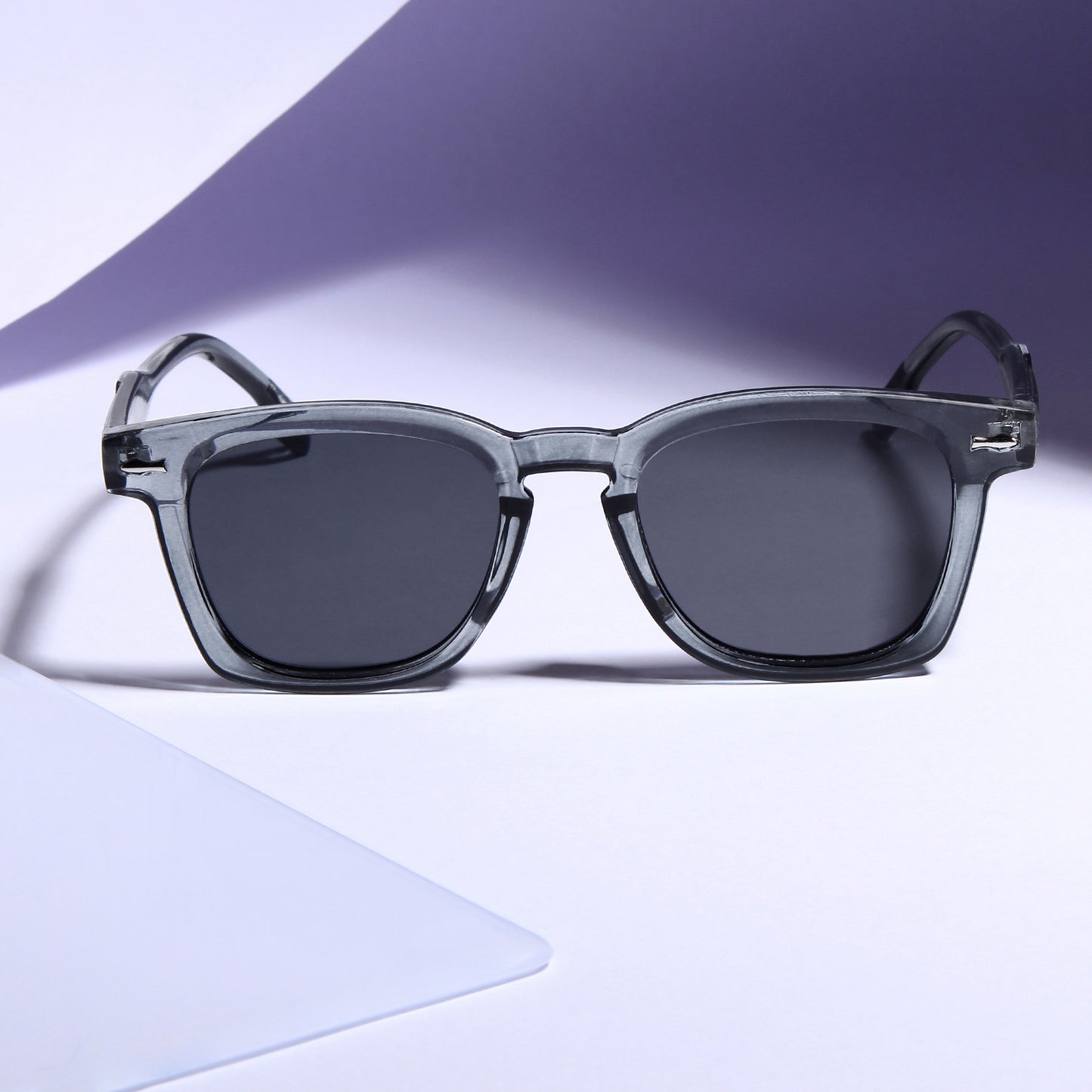 Michel Grey Black Square Sunglasses