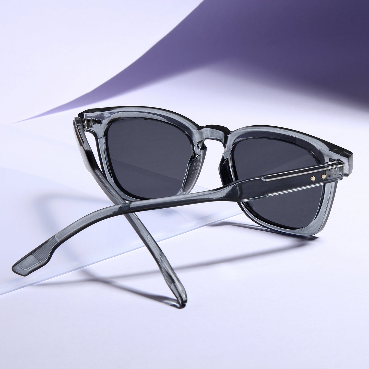 Michel Grey Black Square Sunglasses