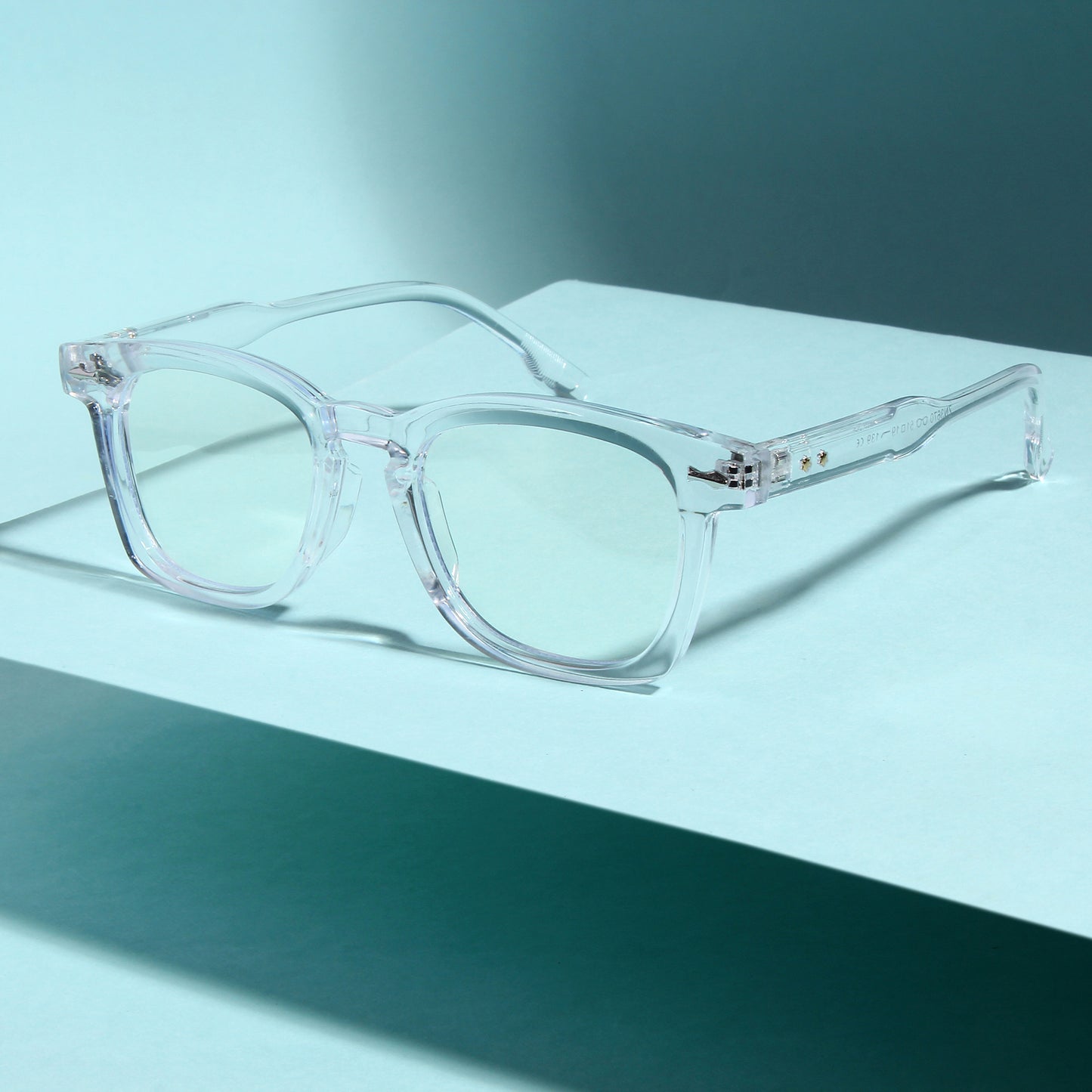 Michel Clear Square Sunglasses