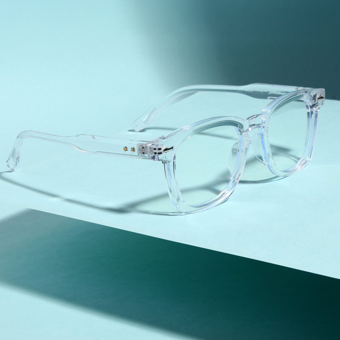Michel Clear Square Sunglasses