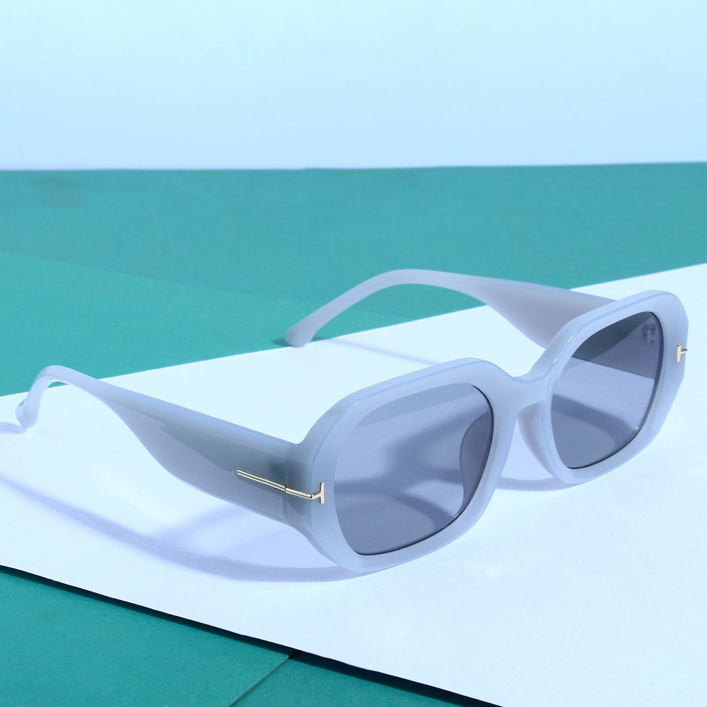 Striker Gray Rectangle Sunglasses