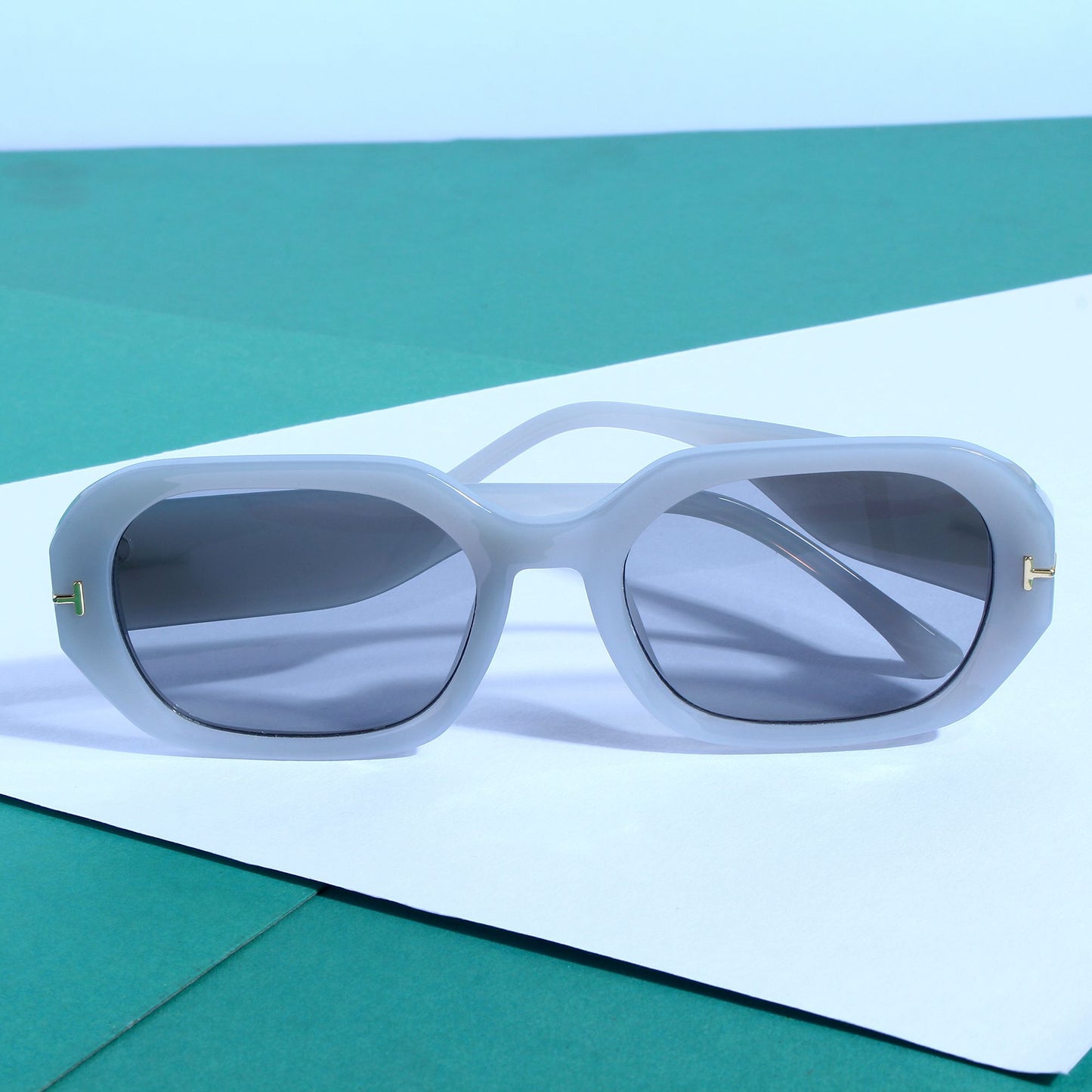 Striker Gray Rectangle Sunglasses