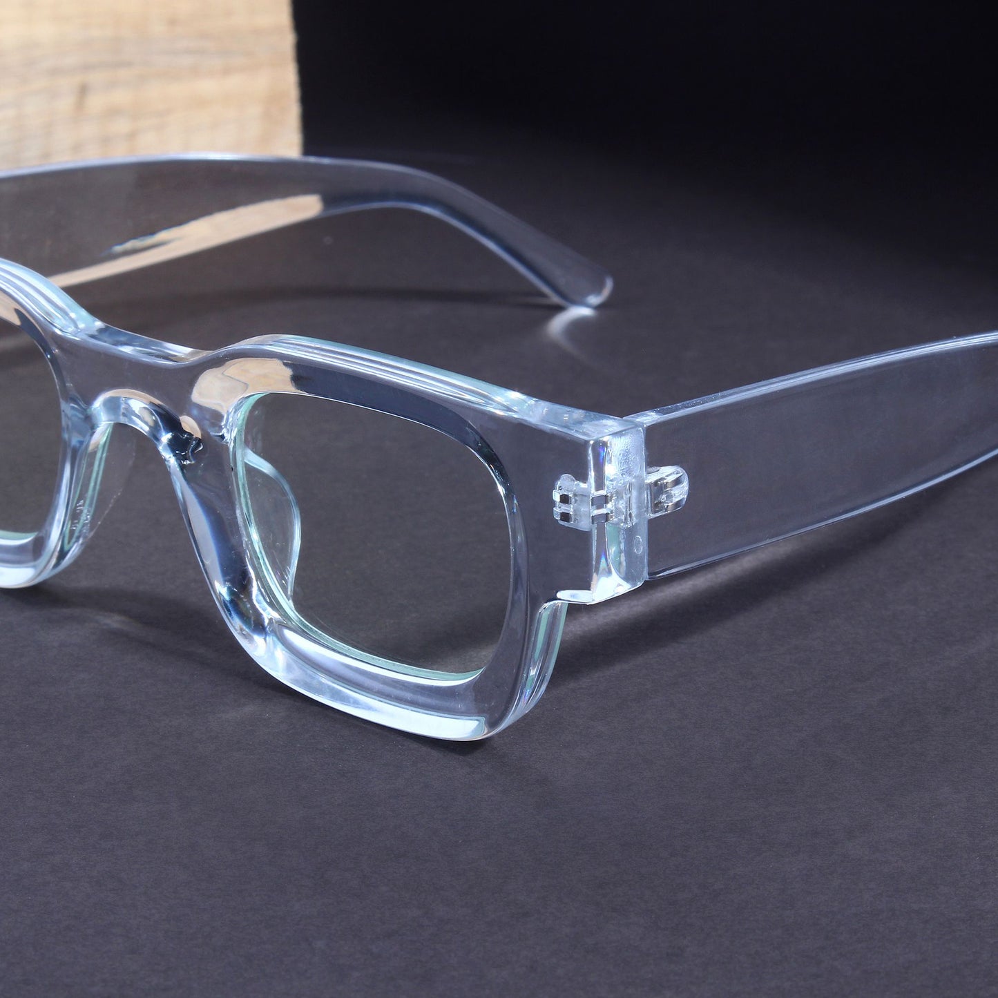 Vintage V1 Clear Square Sunglasses