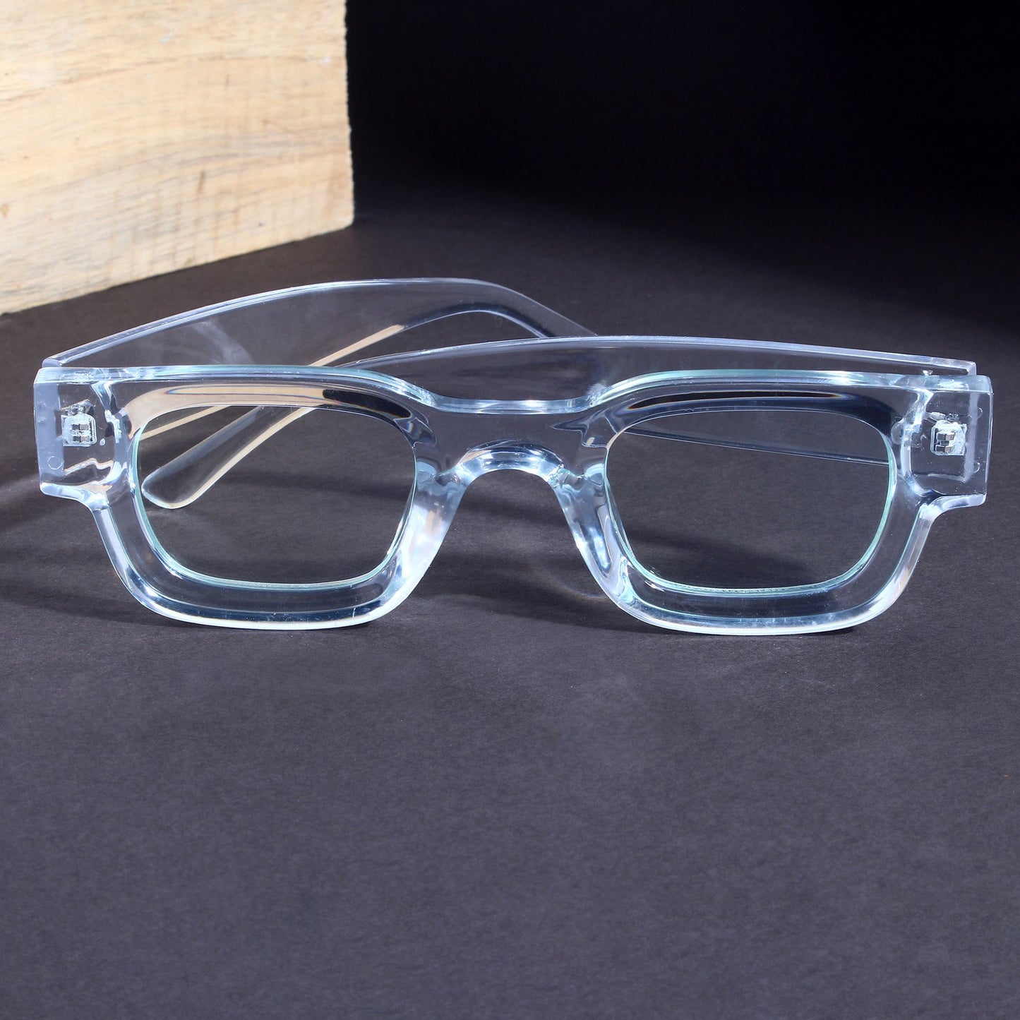 Vintage V1 Clear Square Sunglasses