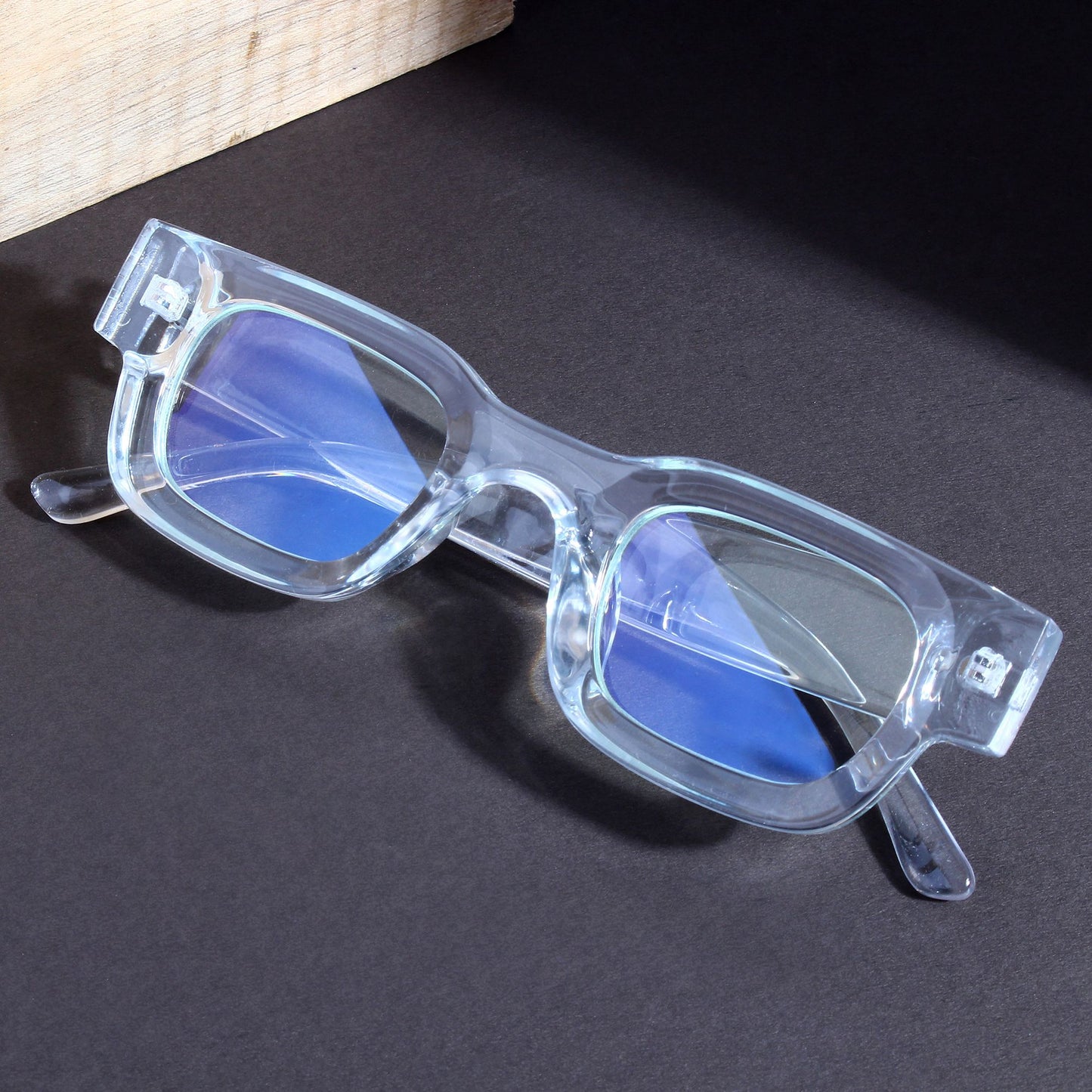 Vintage V1 Clear Square Sunglasses