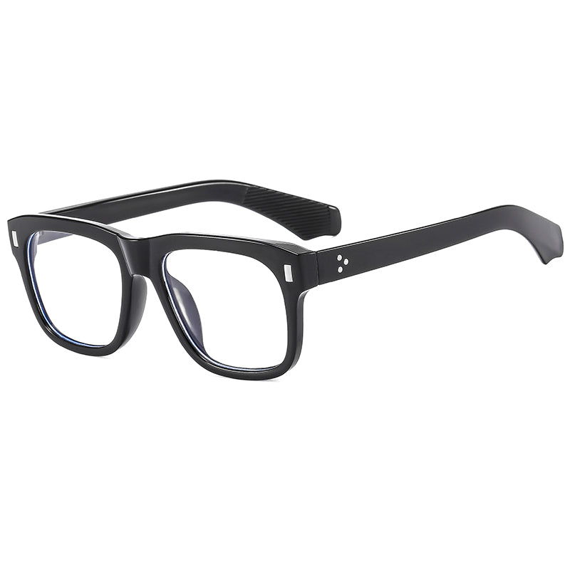 Spider Black Clear Rectangle Sunglasses