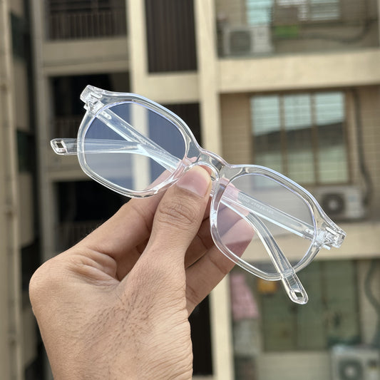 Orchid Clear Round Sunglasses