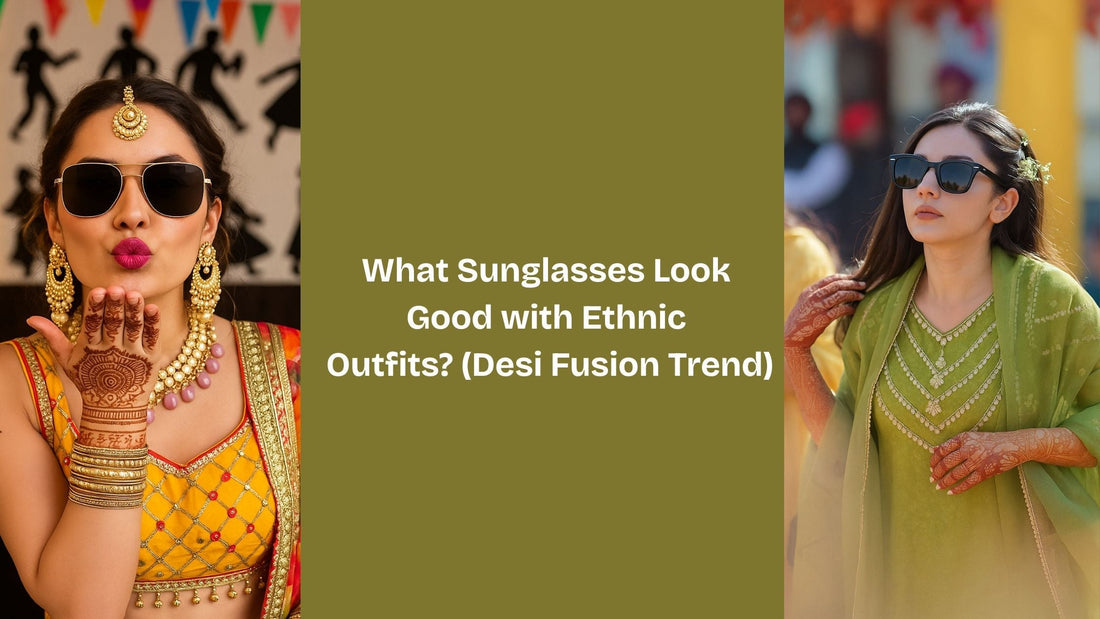 What Sunglasses Look Good with Ethnic Outfits? (Desi Fusion Trend)