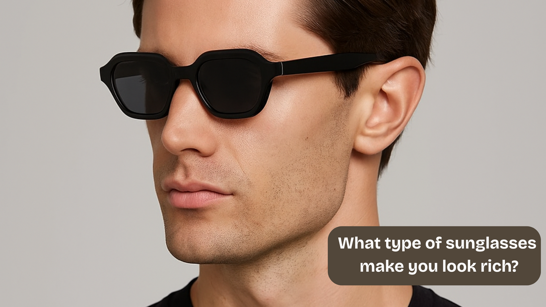 What type of sunglasses make you look rich?