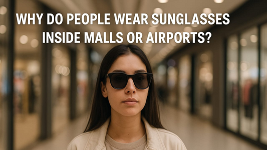 Why Do People Wear Sunglasses Inside Malls or Airports?