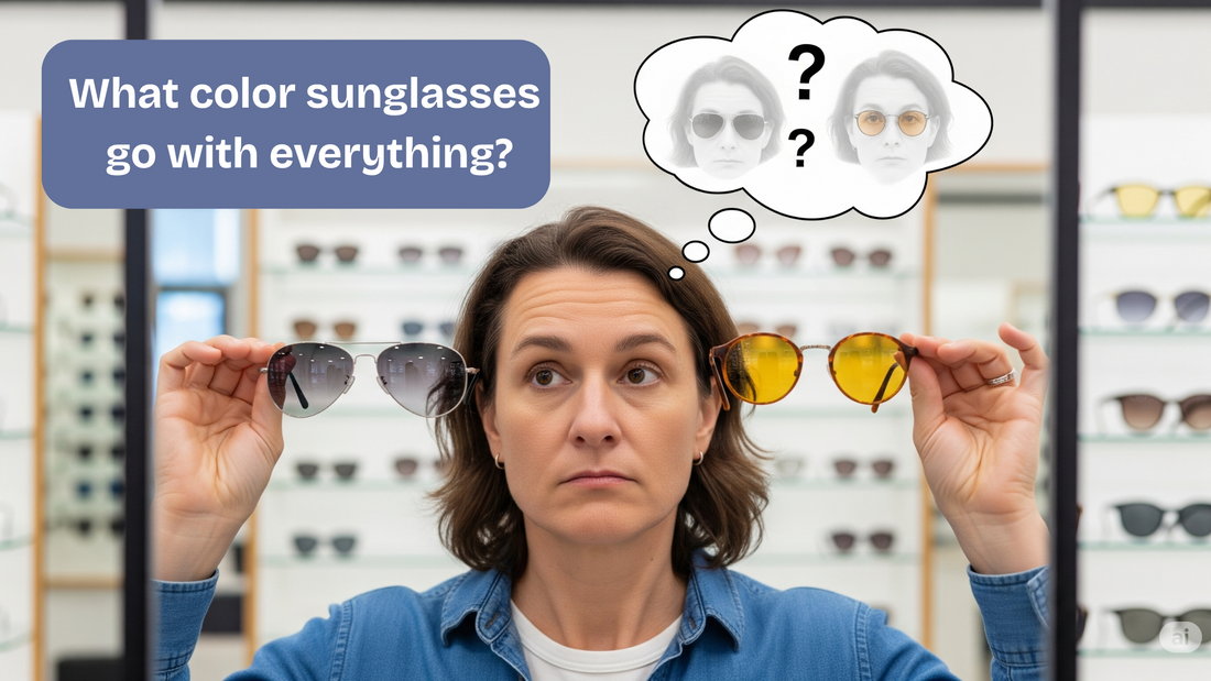What color sunglasses go with everything?