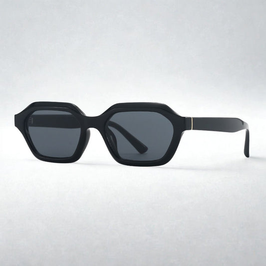 Stellan Full Black Retro Square Sunglasses