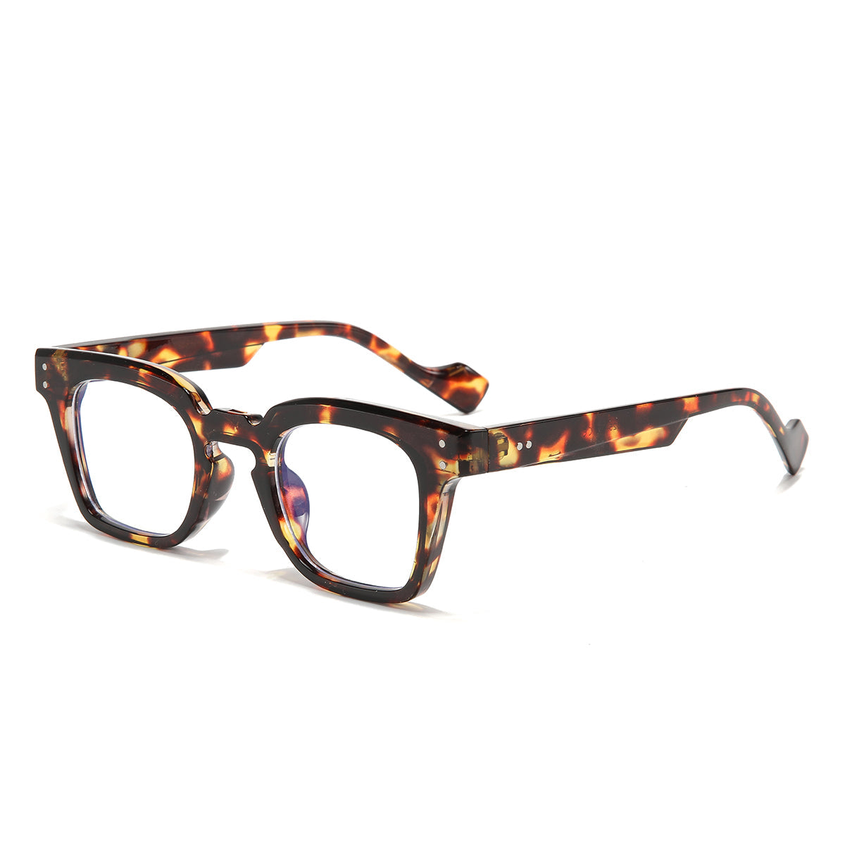 To. Brown Clear SZ 2001 Square Sunglasses