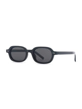 Korean V2 Full Black Rectangle Sunglasses