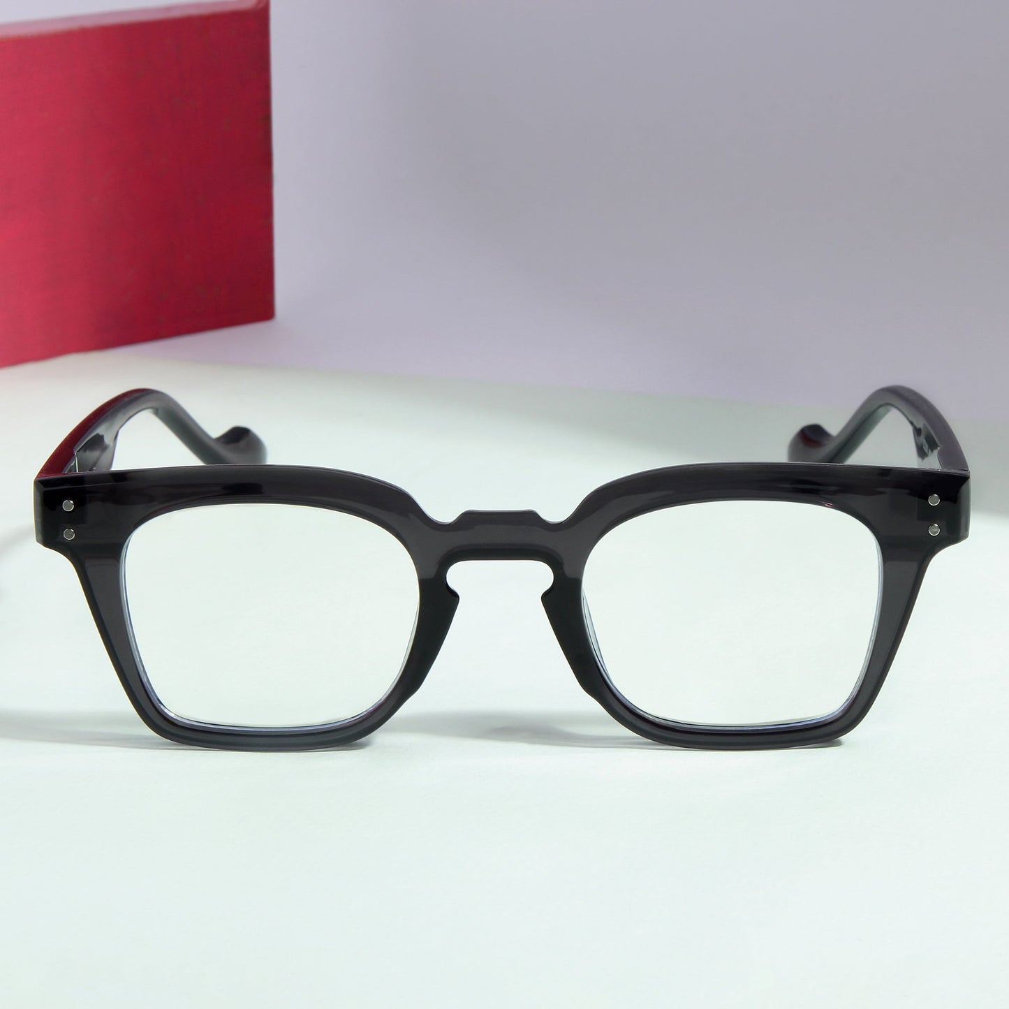 Grey Clear SZ 2001 Square Sunglasses