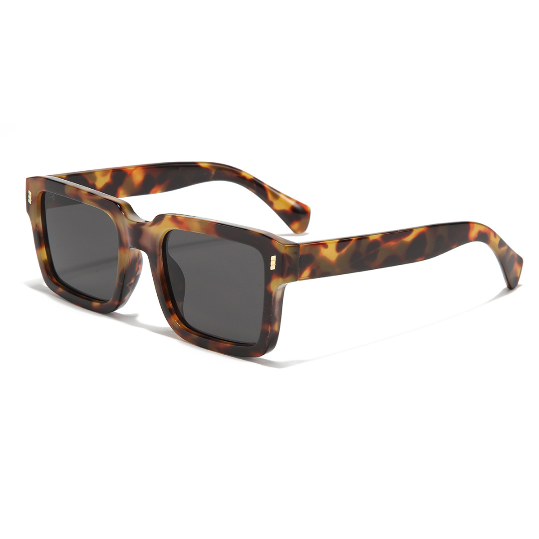 Sigma Tortoise Black Rectangle Sunglasses