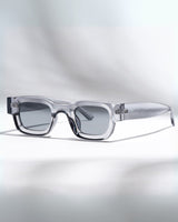 Vintage V1 Gray Black Square Sunglasses