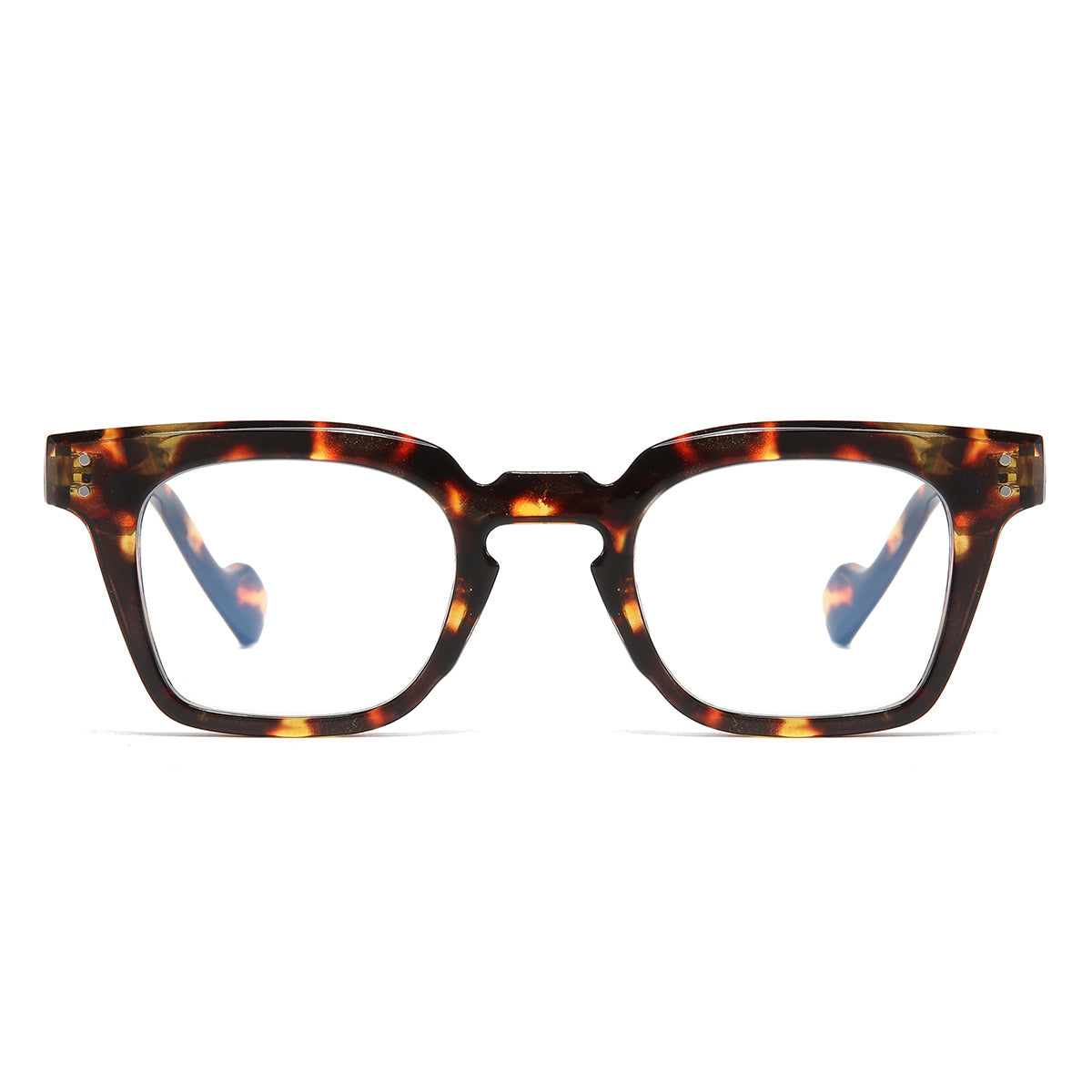 To. Brown Clear SZ 2001 Square Sunglasses