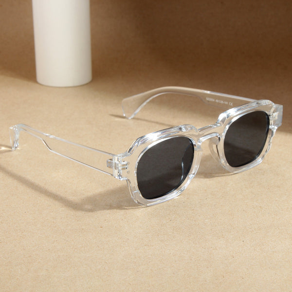 Clear Black SZ 2004 Round Sunglasses