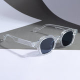 Clear Black SZ 2002 Round Sunglasses