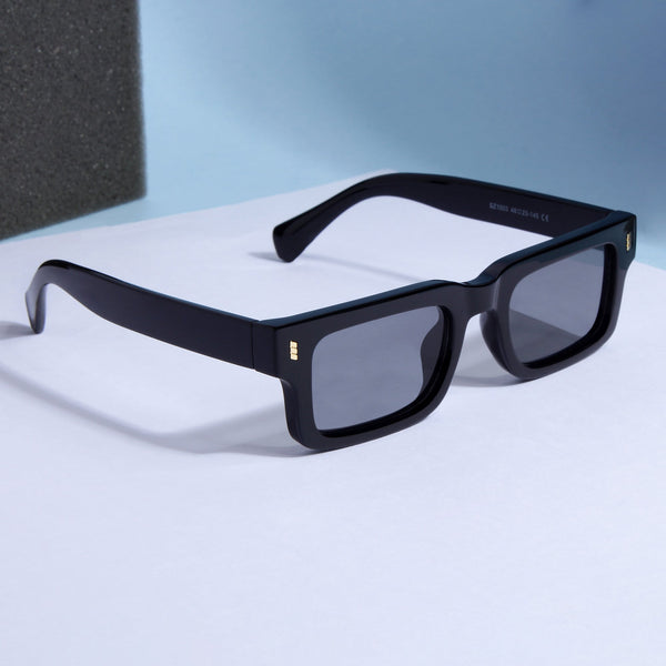 Lucifer Black Rectangle Sunglasses