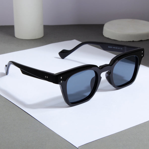 Full Black SZ 2001 Square Sunglasses