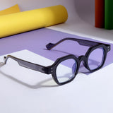 Grey Clear SZ 2002 Round Sunglasses