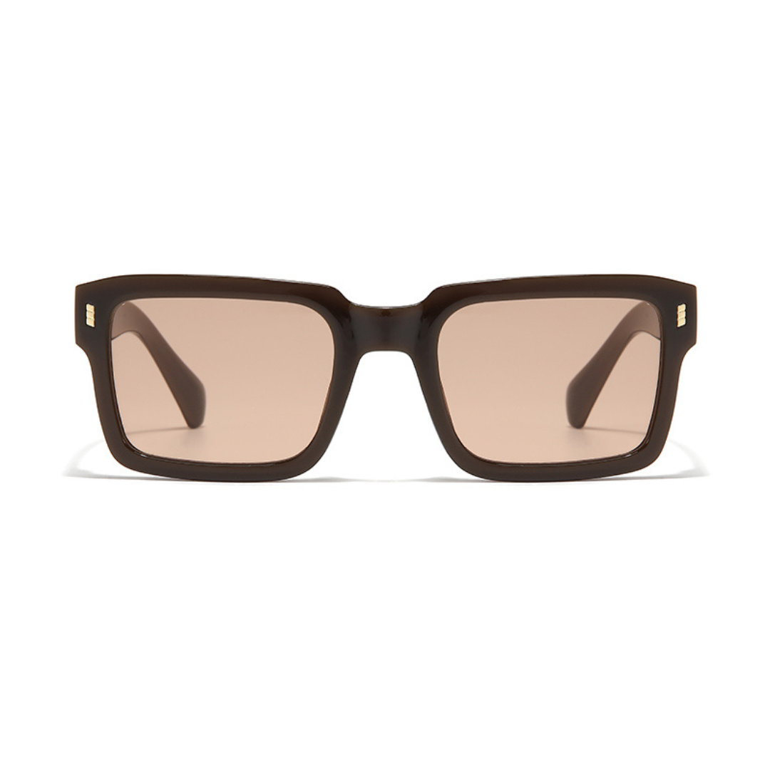 Sigma Brown Rectangle Sunglasses
