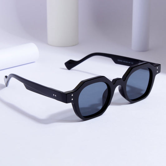 Full Black SZ 2002 Round Sunglasses