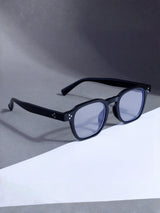 J-Bond Black Clear Square Sunglasses