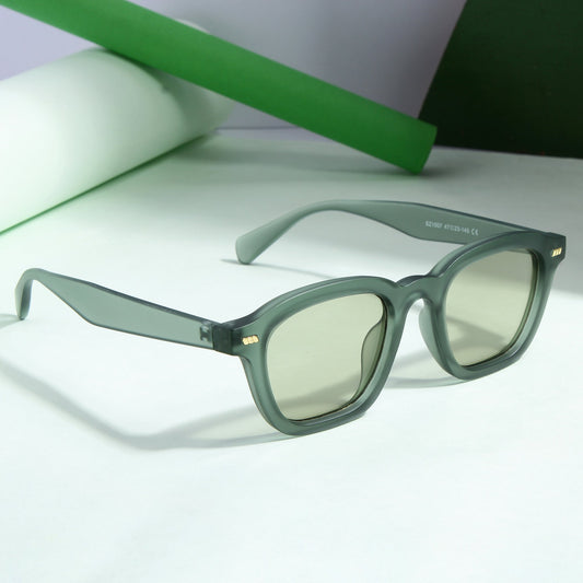 Spark Light Green Rectangle Sunglasses